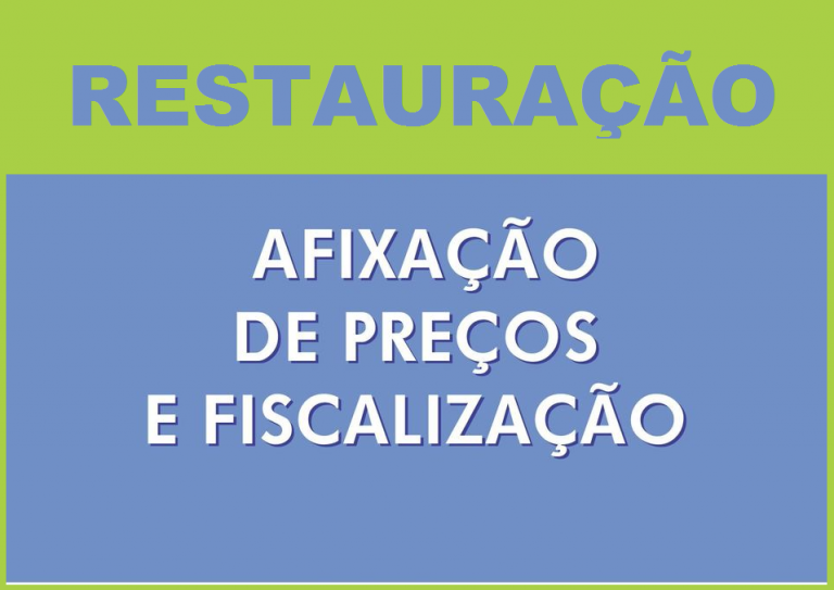 Read more about the article Restauração: Obrigatoriedade de afixação de Preços