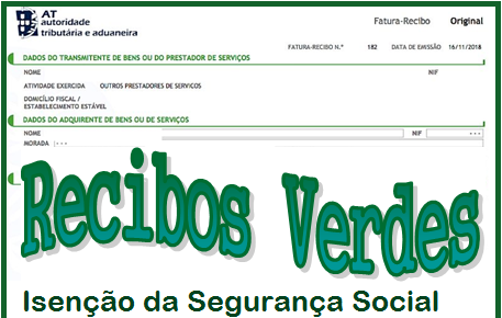 Read more about the article Recibos verdes: Isenção da Segurança Social
