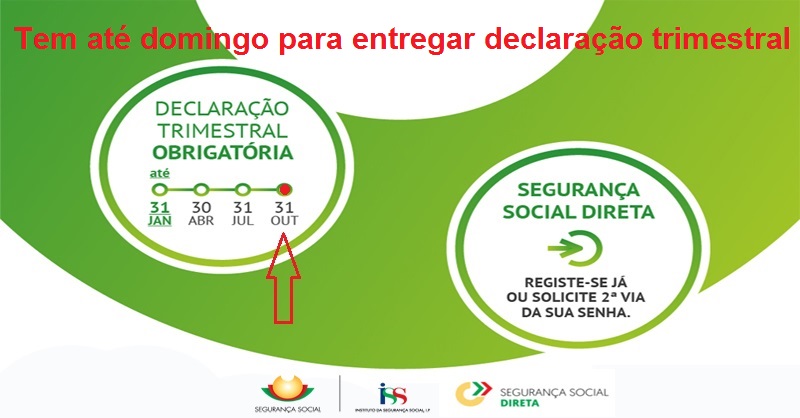 You are currently viewing Segurança Social: tem até domingo para entregar declaração trimestral