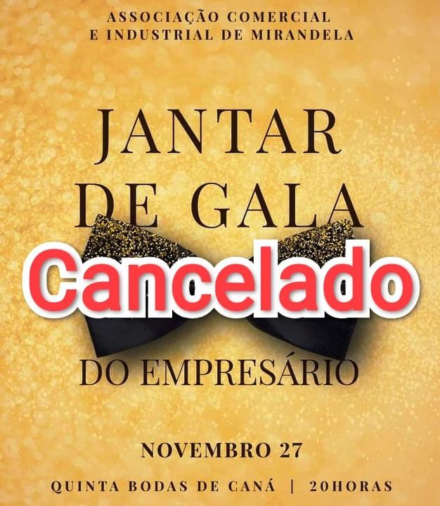 You are currently viewing Cancelamento do JANTAR DE GALA