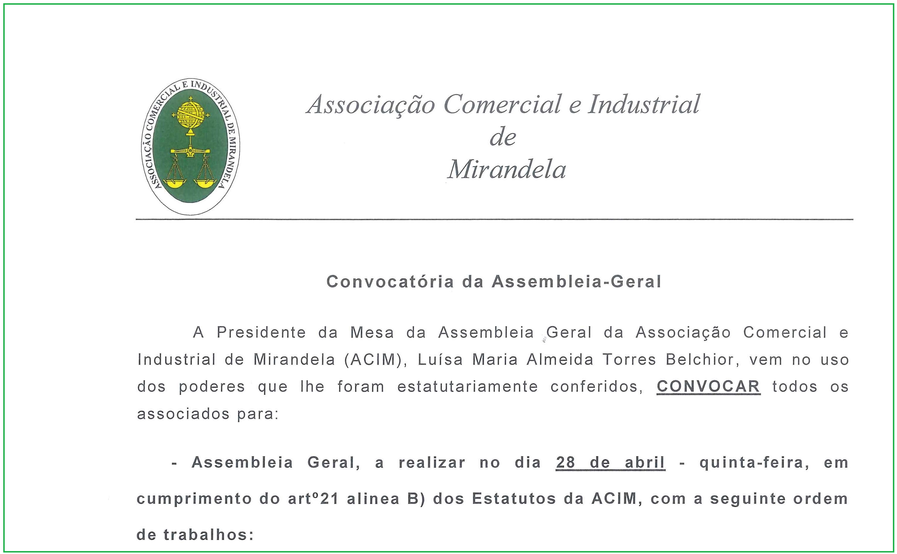 You are currently viewing Convocatória da Assembleia-Geral – 28 de Abril