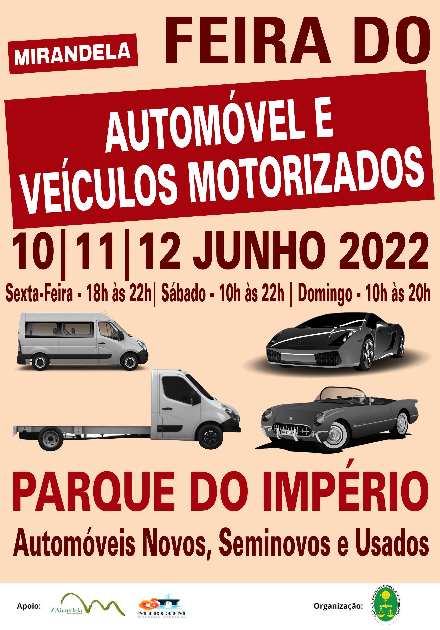 You are currently viewing FEIRA DO AUTOMÓVEL E VEÍCULOS MOTORIZADOS DE MIRANDELA