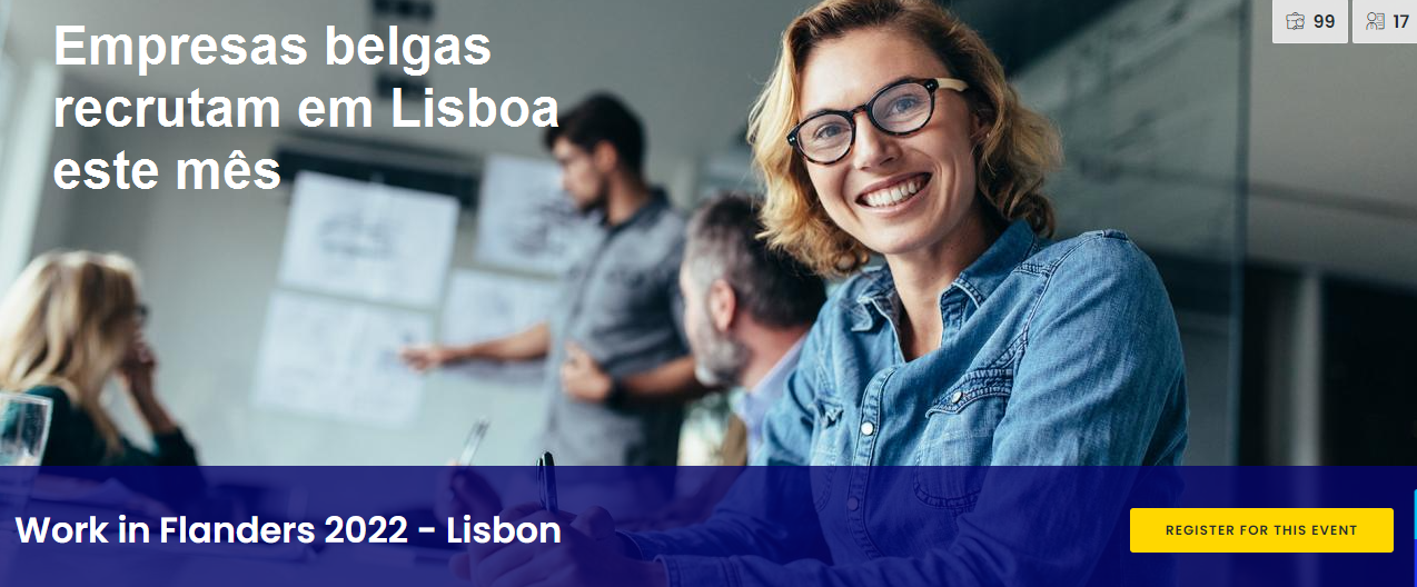 You are currently viewing WORK IN FLANDERS! Empresas belgas recrutam em Lisboa este mês