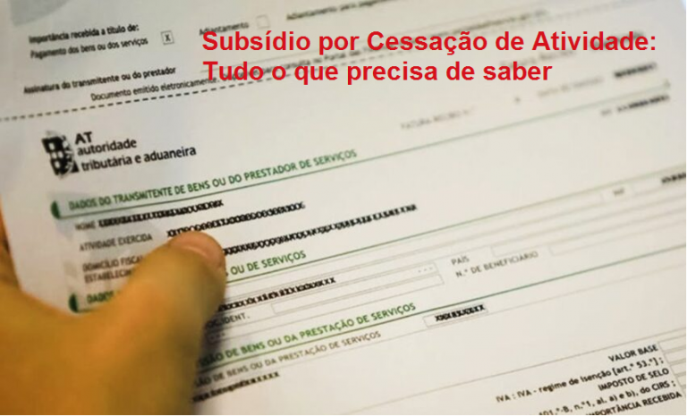 Read more about the article Subsídio por Cessação de Atividade: tudo o que precisa de saber
