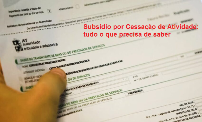 Read more about the article Subsídio por Cessação de Atividade: tudo o que precisa de saber