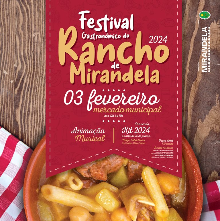 Read more about the article FESTIVAL GASTRONÓMICO DO RANCHO DE MIRANDELA 2024