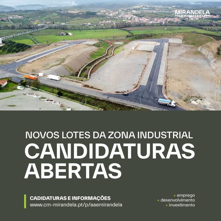 Read more about the article CANDIDATURAS – Novos lotes na zona Industrial