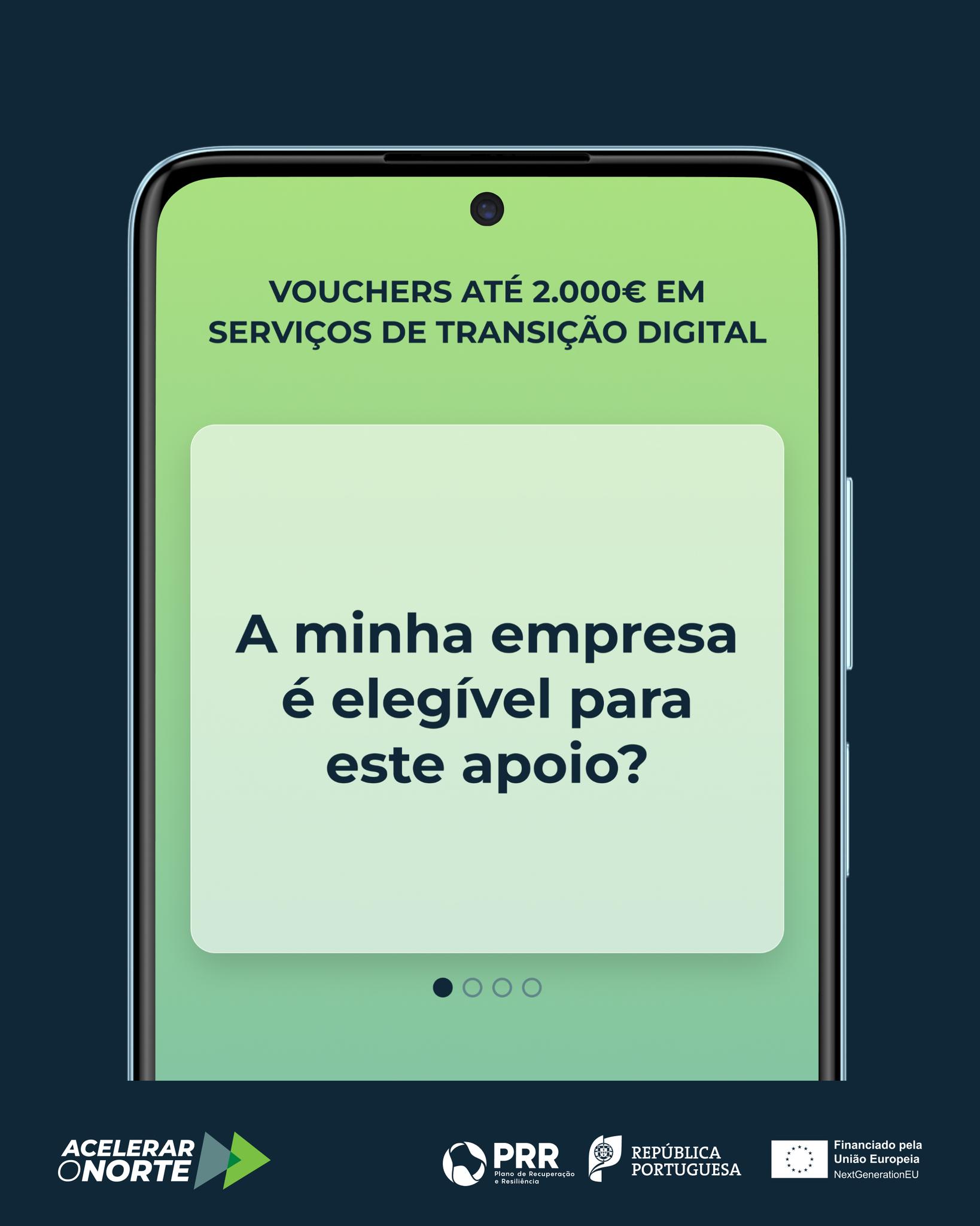 Read more about the article Acelerar o Norte tem #Vouchers que podem ir até 2.000€ para ajudar a mudar o futuro do seu negócio!