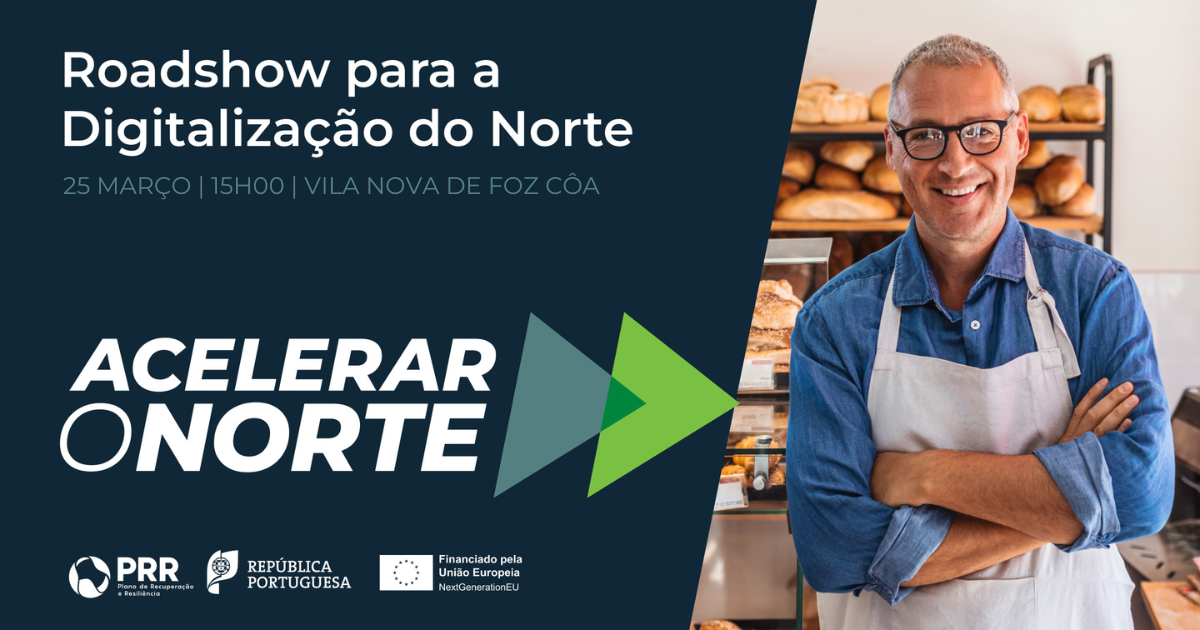 You are currently viewing Inscreva-se no 𝐑𝐨𝐚𝐝𝐬𝐡𝐨𝐰 𝐩𝐚𝐫𝐚 𝐚 𝐃𝐢𝐠𝐢𝐭𝐚𝐥𝐢𝐳𝐚𝐜̧𝐚̃𝐨 𝐝𝐨 𝐍𝐨𝐫𝐭𝐞 – Vila Nova de Foz Côa