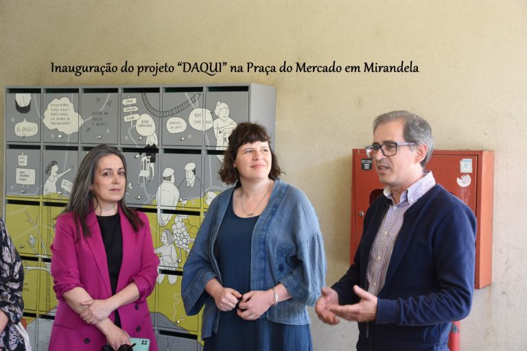 Read more about the article Inauguração do projeto “DAQUI” na Praça do Mercado em Mirandela