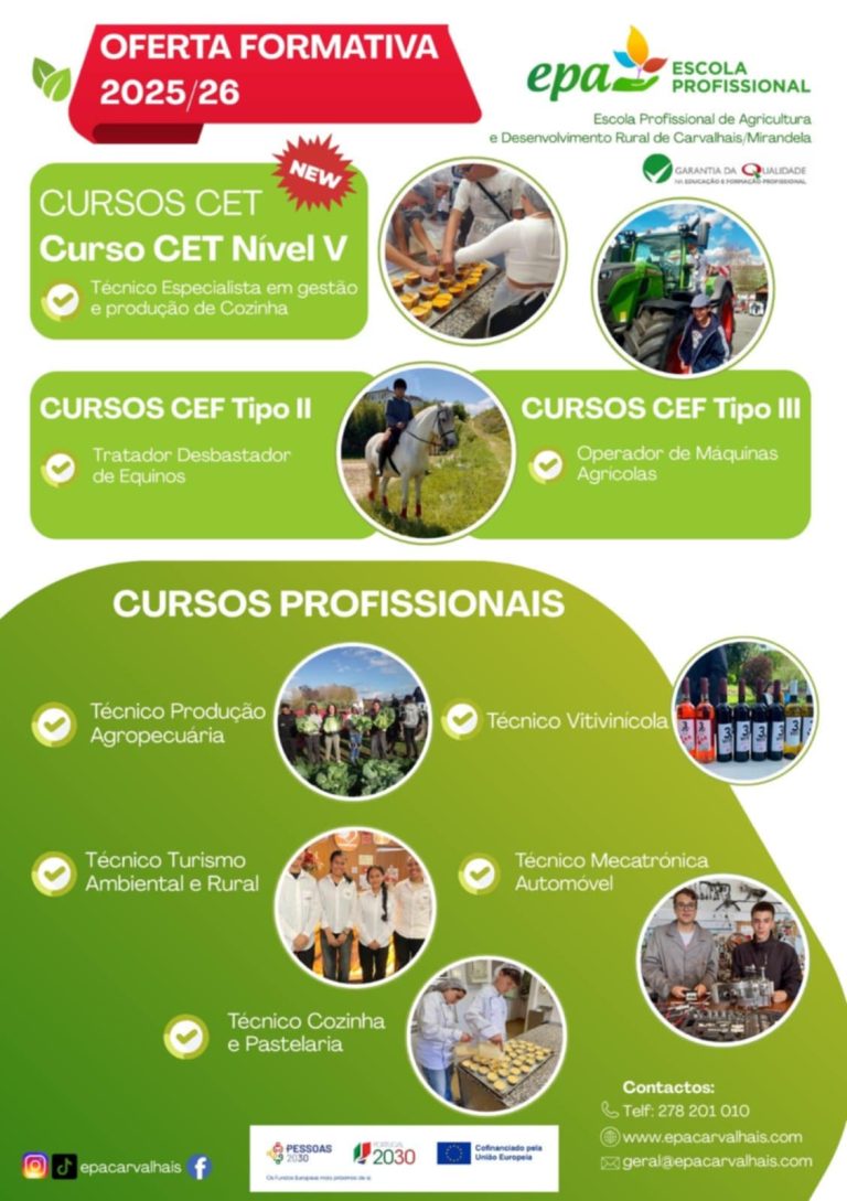 Read more about the article Oferta Formativa 2025/2026 EPA