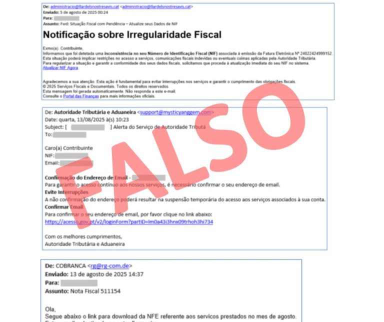 Read more about the article ATENÇÃO: Phishing em nome da AT