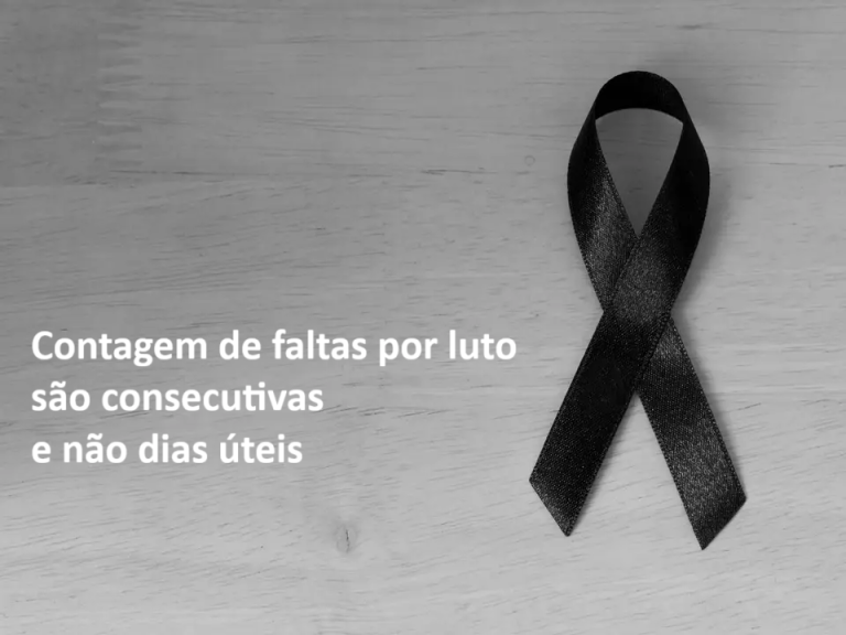Read more about the article Contagem de faltas por luto. Dúvidas?