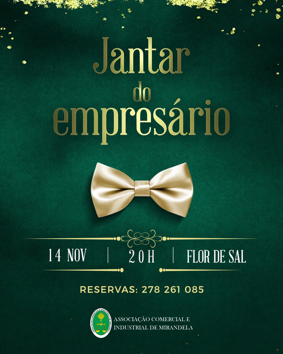 You are currently viewing JANTAR DO EMPRESÁRIO: 14 novembro